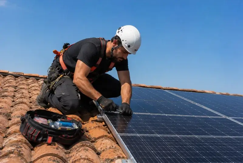Maintenance et monitoring de panneaux solaires à Saint-Gein