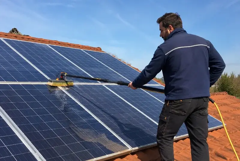 Nettoyage et entretien de panneaux solaires à Saint-Gein